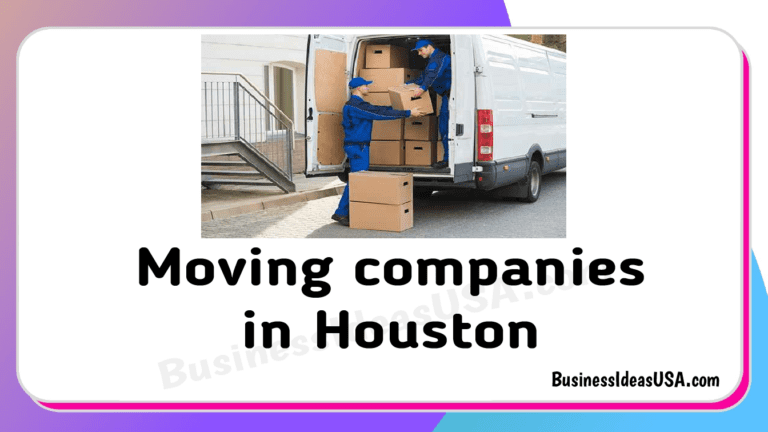 Moving companies in Houston Texas tx