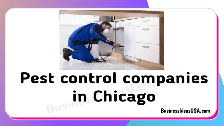 Pest control companies in Chicago illinois il
