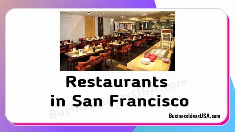 Restaurants in San Francisco California ca